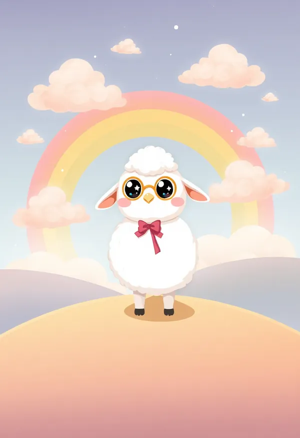 Clover's Rainbow — bedtime story cover