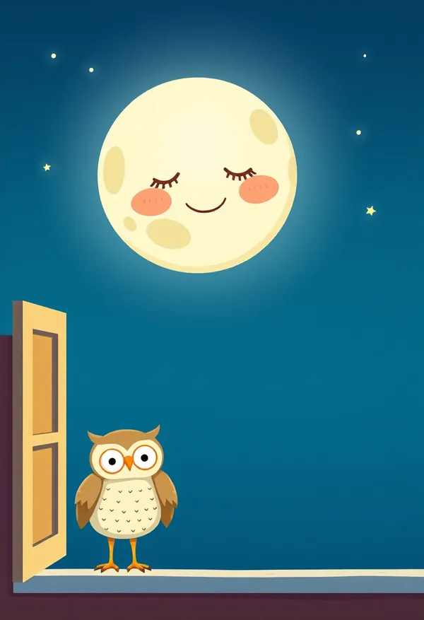 When the Moon Says Goodnight — bedtime story cover