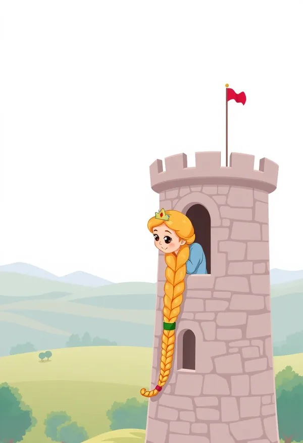 Rapunzel — bedtime story cover
