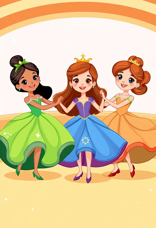 The Twelve Dancing Princesses — bedtime story cover