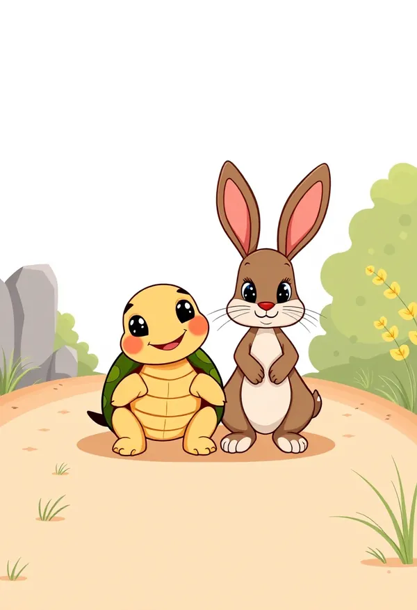 The Tortoise and the Hare — bedtime story cover