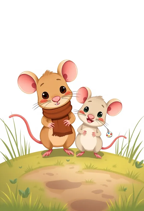 The Town Mouse and the Country Mouse — bedtime story cover