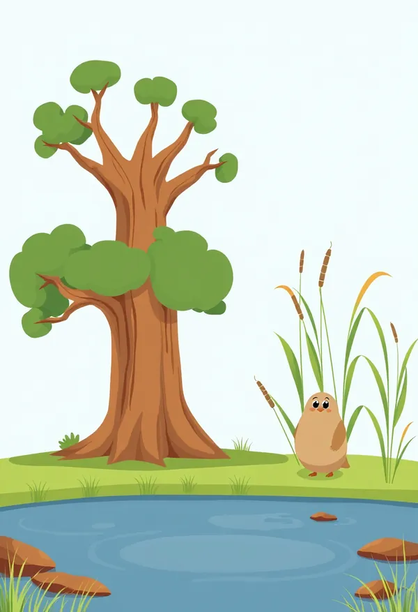 The Oak and the Reed — bedtime story cover