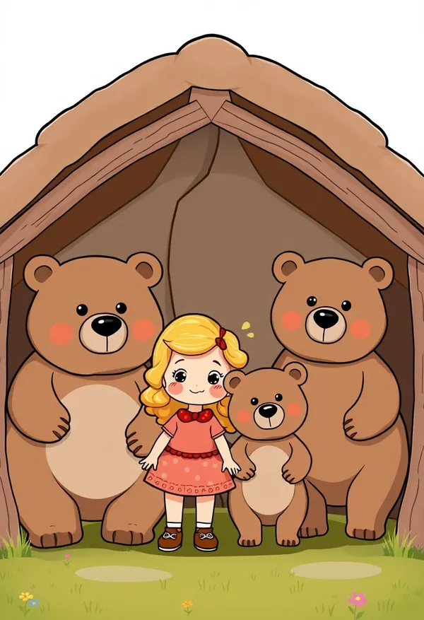 Goldilocks and the Three Bears — bedtime story cover