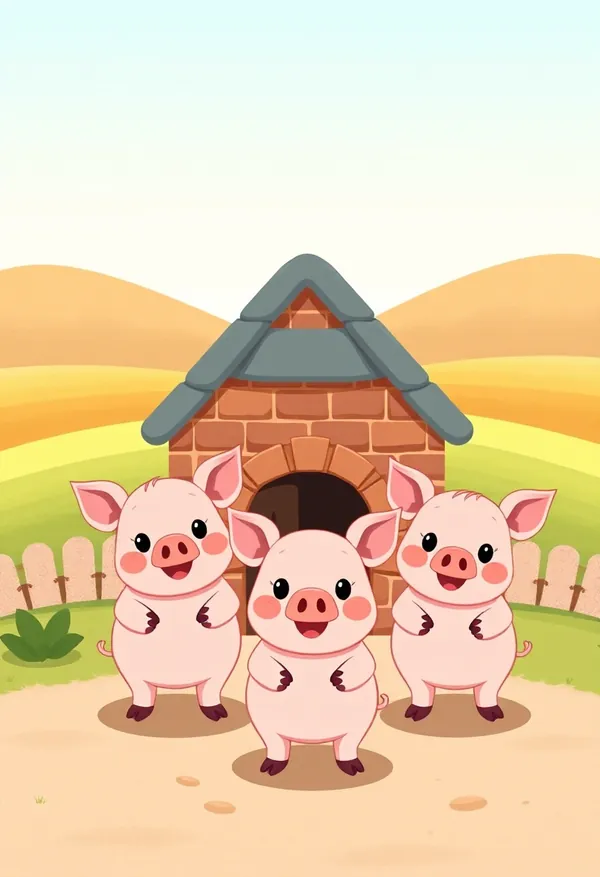The Three Little Pigs — bedtime story cover