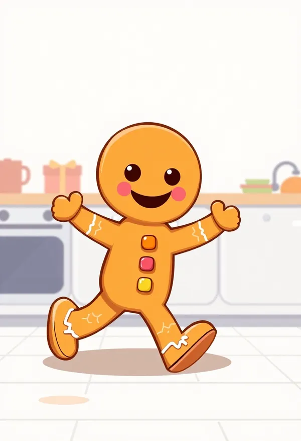 The Gingerbread Man — bedtime story cover