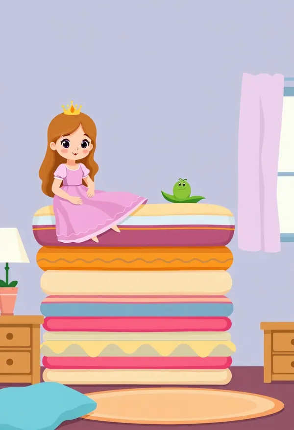 The Princess and the Pea — bedtime story cover