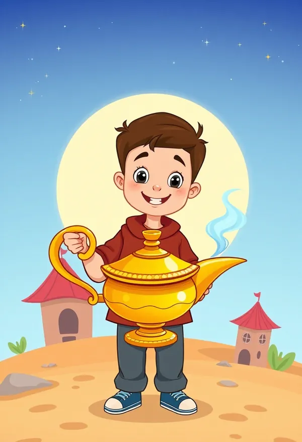 Aladdin and the Wonderful Lamp — bedtime story cover