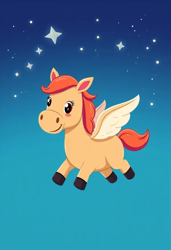 The Ebony Horse — bedtime story cover