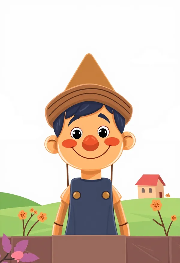 Pinocchio — bedtime story cover