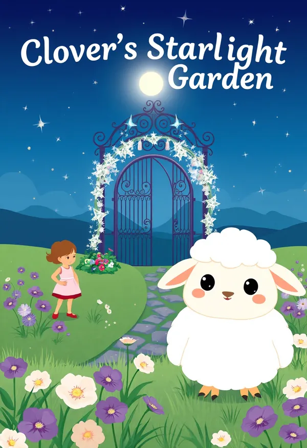 Clover's Starlight Garden — bedtime story cover