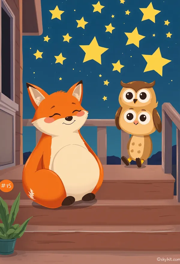 Sam Shares the Starlight — bedtime story cover