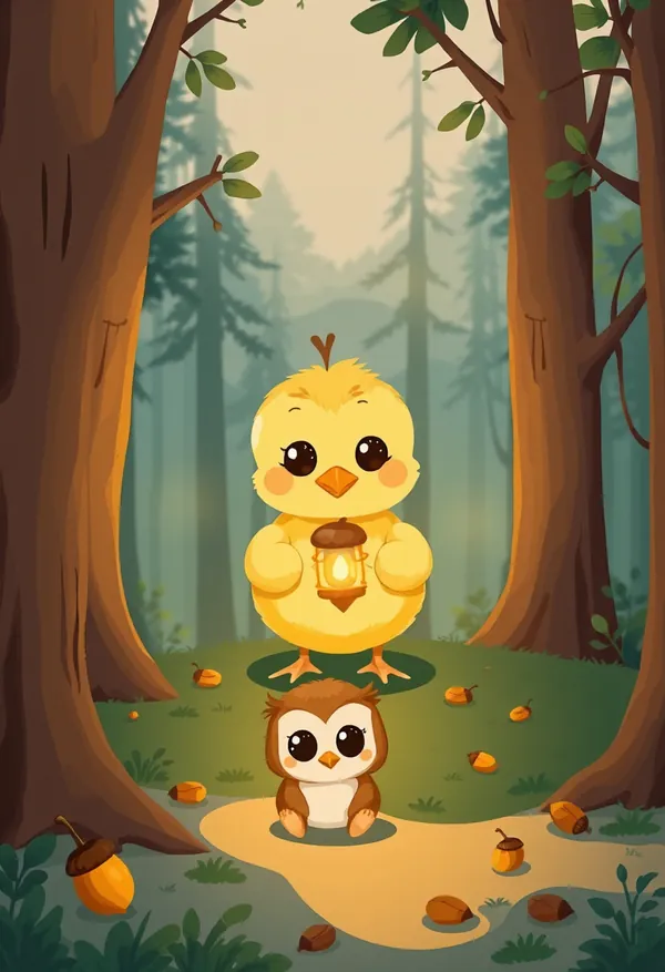 Storybook cover for Acorn Lanterns