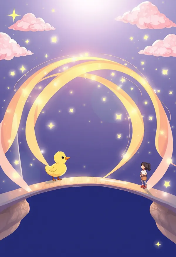 Storybook cover for The Shimmer Bridge