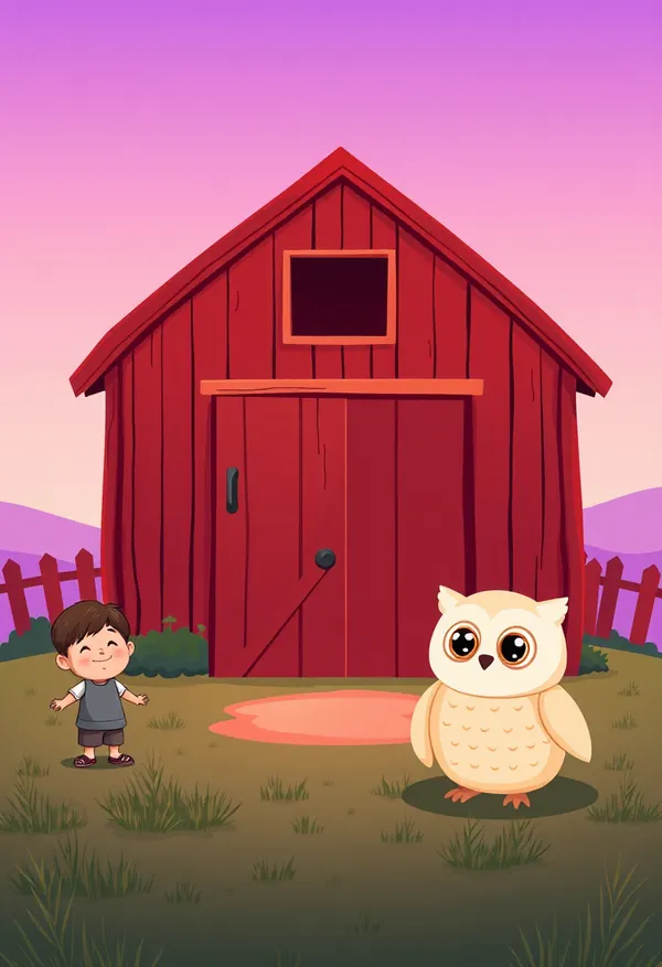 Storybook cover for Theo Closes the Barn Door